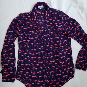 Express Portofino Flamingo Blouse